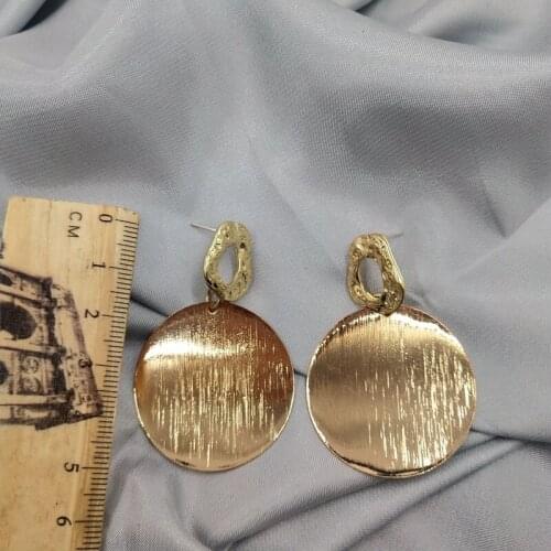 2020 Promotion Brincos Brinco Earings Earrings Are All Kinds Of Fashion Trendsetter 925 Needle Brushed Combination Female D45