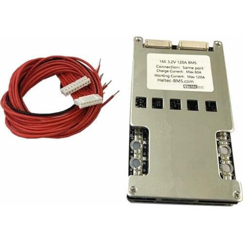 3.2V LifePo4 BMS 16S 120A Balance 18650 battery protection board for Electric scooter