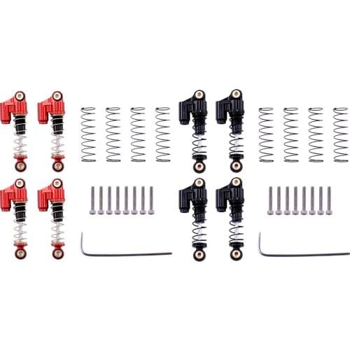 4x Shock Absorbers for Axial SCX24 90081 RC Car Crawler Model Replacement