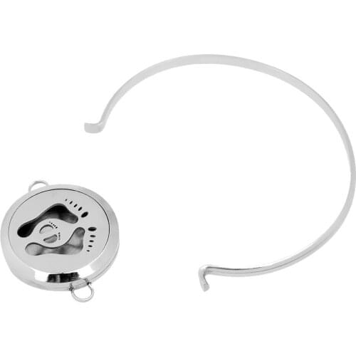 Aromatherapy Locket Perfume Essential Oil Diffuser Bangle Bracelet With 5pc Pads