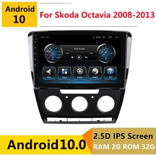 2G RAM Android car stereo for Skoda Octavia 2 A5 2008 2010 2011 2012 2013 radio navigation GPS Multimedia Player headunit