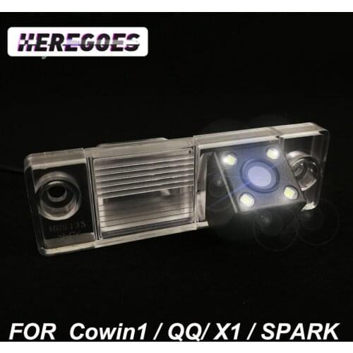 Car CCD Night Vision Waterproof Rear View Camera Parking Assistance Wide Angle For Chery Cowin 1 / QQ / X1 / Spark