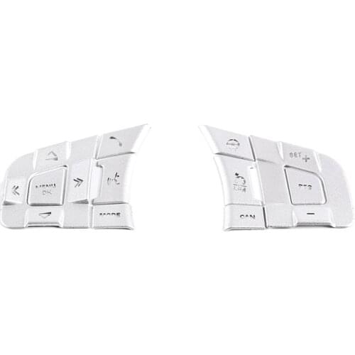 Car Steering Wheel Buttons Sequins Stickers Trim Accessories for Jaguar XE XF F-PACE E-PACE F-TYPE