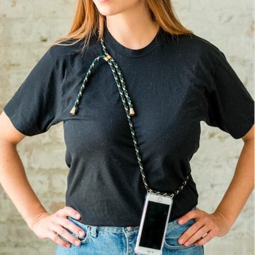 For huawei P20 pro cover Soft TPU mobile phone case with lanyard with rope adjustable for Huawei P20 P30 Mate 20 liter Pro case