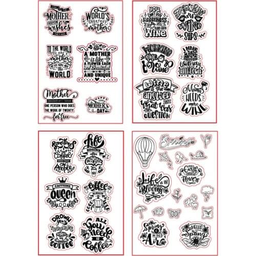 Mothers Day Silicone Clear Stamp DIY Scrapbooking Embossing Transparent Photo Album Decor Paper Arts Crafts New For 2021