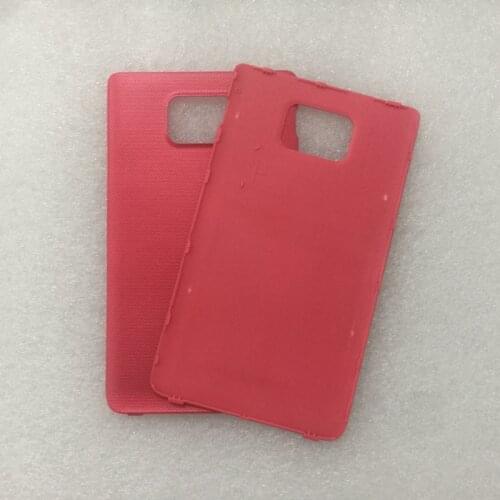 For Samsung Galaxy S2 S II I9100 9100 Original Mobile Phone Back Cover Housing Rear Battery Door Panel Red