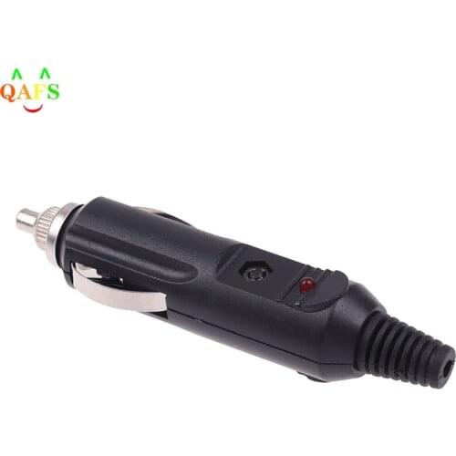 Hot sale 12V 24V car cigarette lighter plug with light without wire socket converter