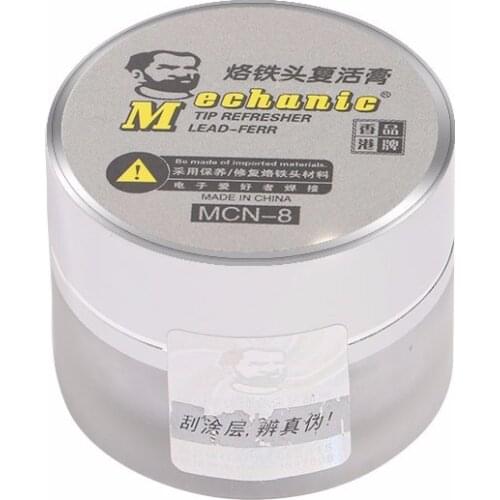 Repair Tools Mechanic Soldering Iron Tip Refresher Clean Paste for Oxide Solder Iron Tip Head Resurrection MCN-8S