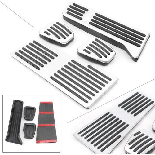 MT Pedal Footrest Gas Brake Clutch Foot Pedals For Mazda 3 Axela 14-18 & 6 Atenza 2013-2017 & CX-5 2013-2018 & CX-9 2016-2018