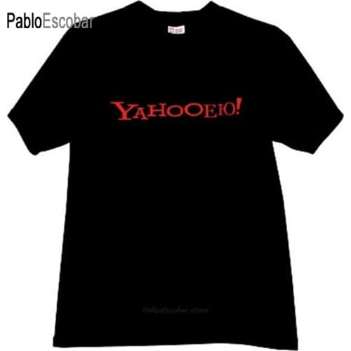 Man t-shirt cotton tee-shirt brand tops Yahooeyu! Funny Russian T-shirt in black male summer t shirt 4XL 5XL
