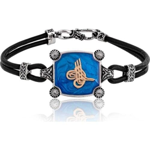 Tevuli 925 Sterling Silver Tuğralı Male Bracelet