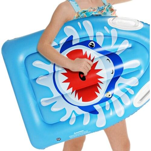 Inflatable Pool Surfboard Kickboard Children Safe Sea Inflatable Floating Bed Water Toys Pool Floating Mat