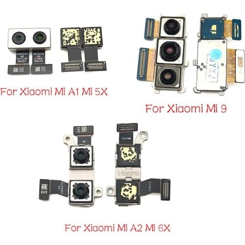 New Rear Back Camera Big Camera Module For Xiaomi Mi 9 9T 5S 8 Lite 8Se Mi A1 5X /Mi A2 6X / A2 Lite Pocophone F1 Replacement