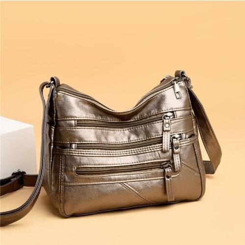 New Shoulder Crossbody Bags For Women High Quality PU Leather Crossbody Bag Luxury 2021 Female Purse Handbags