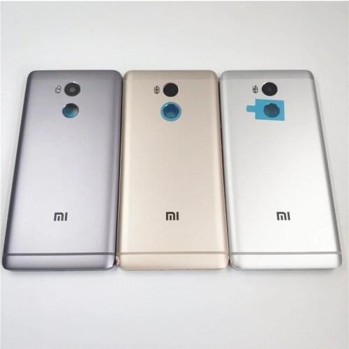 Original New For Xiaomi Redmi 4 Pro / Redmi 4 Prime Battery Door Cover Housing Back Cover Power Volume Buttons+Camera Lens