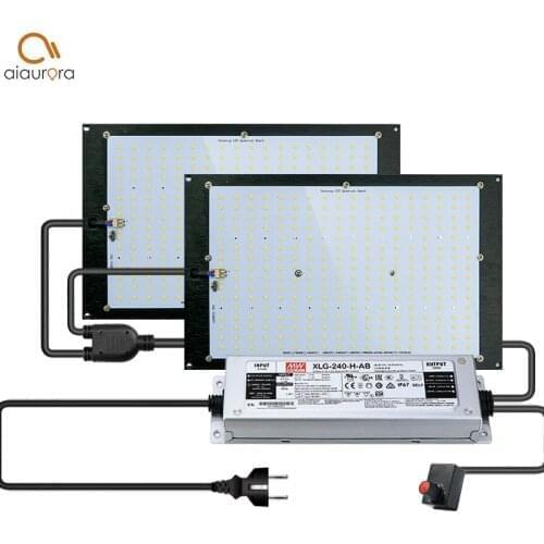 Dimmable Turn ON/OFF switch for Samsung lm301H CREE Osram UV IR 150W 240W Quantum Tech LED Board grow light with Meanwell Driver