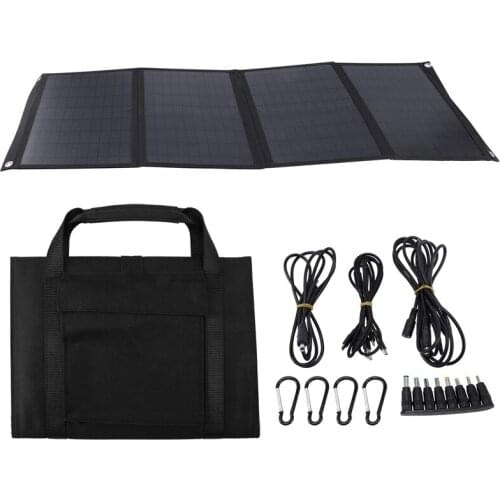 Portable Foldable Photovoltaic Solar Panel 18V 40W Fotovoltaic Panel Kit Battery Phone Charger for RV Battery