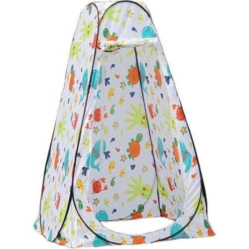 Portable Privacy Shower Toilet Camping Pop Up Tent small flower color outdoor dressing tent/outdoor toilet tent