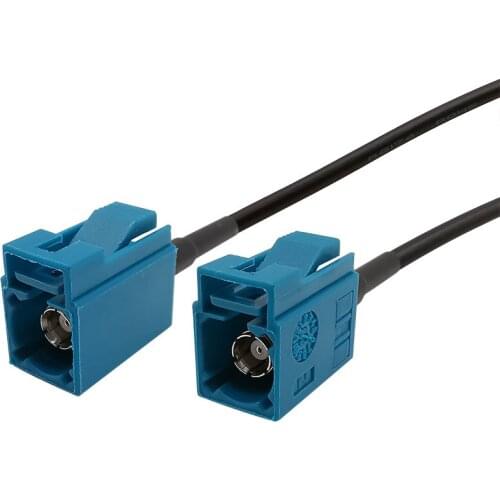 1M Fakra Z RG174 RF Coax Cable Connector Fakra Z Female Jack to FAKRA Z female RG174 GPS Extension Antenna Pigtail Jump Cable