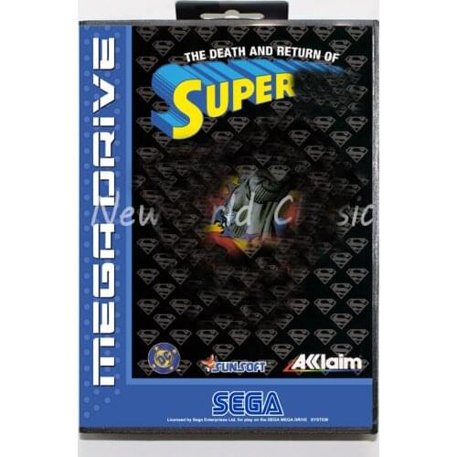 Super Return of man 16 bit For Genesis MD Game Card With Box For Sega Mega Drive For Genesis