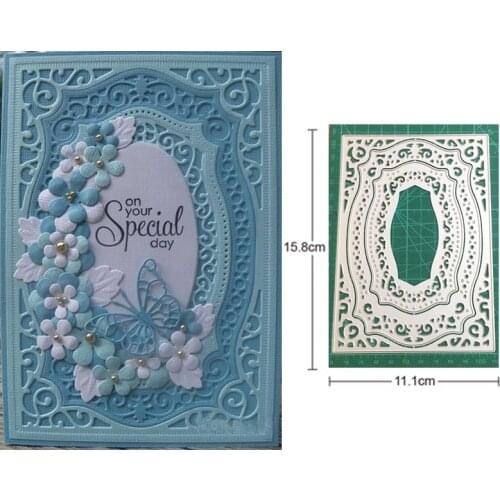 Rainbow border frame Metal Cutting Dies Stencils carft dies Scrapbooking Photo Album Decoration Embossing dies Paper Card making