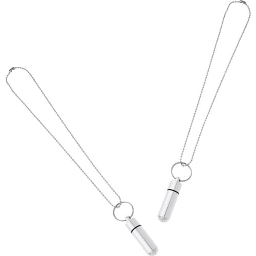 Waterproof Emergency Medicine Pill Case Bottle Holder Capsule Outdoor Travel