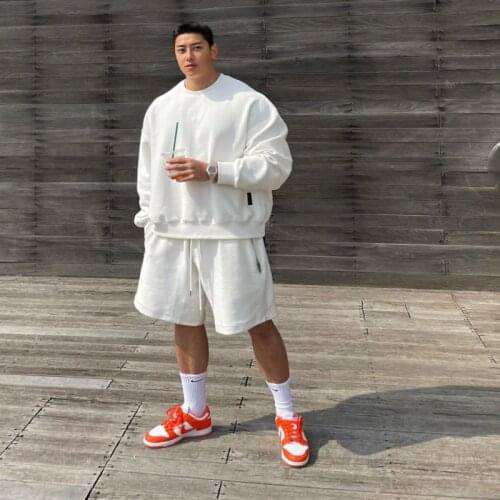 2021 Men Summer cotton Gyms Bodybuilding Casual Loose Shorts Joggers outdoors fitness exercise Short Pants Male Brand Sweatpant