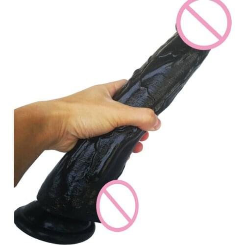 32*5.5CM huge realistic Big Dildo With Strong Suction Cup Waterproof adult soft Long dildo anal butt Sex Toys For Women