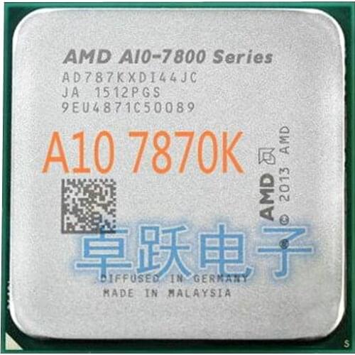 AMD A10-Series A10 7870 A10-7870K A10 7870K 3.9 GHz Quad-Core CPU Processor Socket FM2+ free shipping