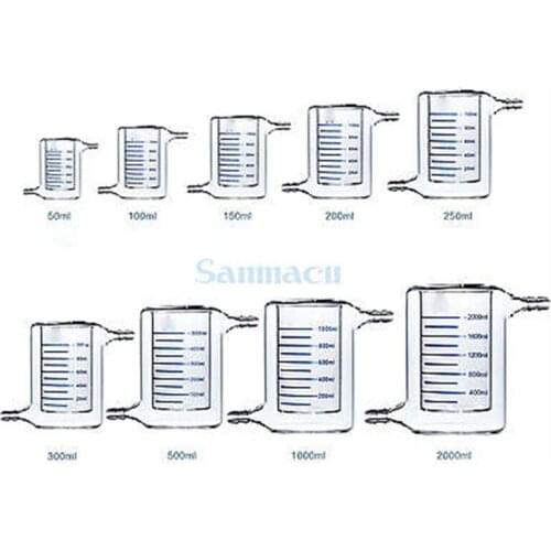 2000ML Double Layer Jacketed Beaker G3.3 Glass for Photocatalytic Experiment