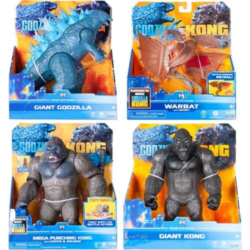 15Cm-33Cm Godzilla King Mega Punching Kong Warbat Gojira Pvc Anime Action Figures Toy Collection Model Kids Toys Birthday Gift