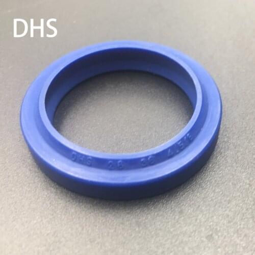 DHS 48*56*5/6.5 48x56x5/6.5 50*58*5/6.5 50x58x5/6.5 Dustproof PU Groove U Lip Hydraulic Cylinder Piston Rod Ring Gasket Oil Seal