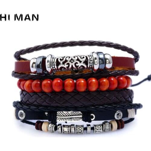 Кожаные браслеты HI MAN China At AliExpress