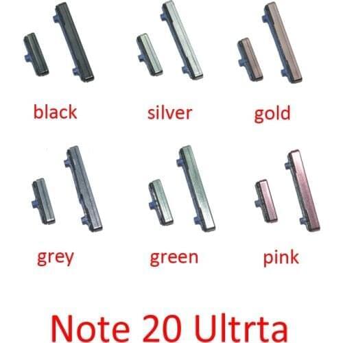 Power Volume Button For Samsung Note 20 Ultra Original New Phone Housing Frame Chassis Bixby On Off Push Key Note 20 Note20