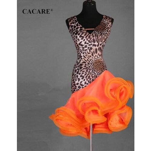 CACARE Latin Dance Dress Women Latin Dance Competition Dresses Fringe Dress Salsa Costumes Ballroom Tango CHEAP D0310 Fluffy Hem