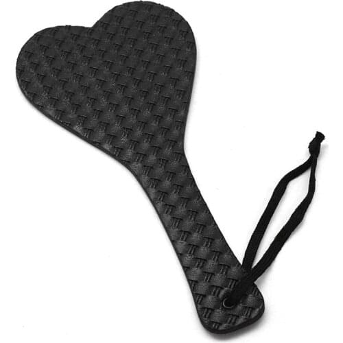 Heart Shape Faux Leather Spanking Paddle Whip Beat Slave Spanker BDSM fetish Couple Cosplay Game SM Flirting Fetish Sex Toy