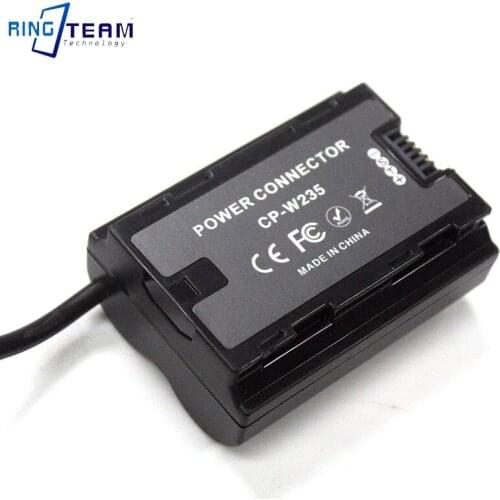 USB to CP-W235 Dummy Battery NP-W235 DC Coupler for Fuji X-T4 XT4 Camera