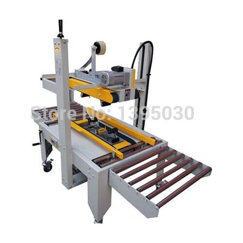1PC FXJ-6050 220V 180W Large Semi-Auto Box Case Carton Tape Sealer Machine Sealing With English Manual
