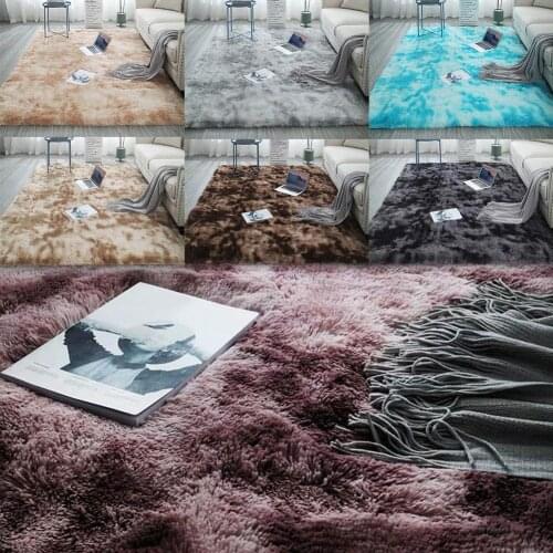 Thicken Long Hair Warm Soft Living Room Bedroom Rug Washable Floor Mat Carpet Home Decor