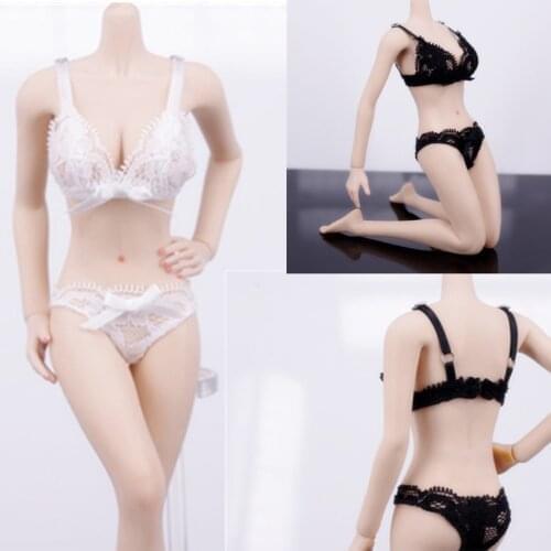VSTOYS HP001 1:6 Doll Clothing Accessories Lace Underwear Panties Black White 17XG02 In Stock 12 Inch Women Puppet Available
