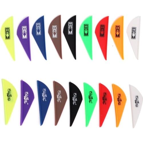 High Quality 30Pcs Shooting Rubber Vanes 2 inches Long Arrow Feathers Handmade Arrow Accessories Replacement Blades
