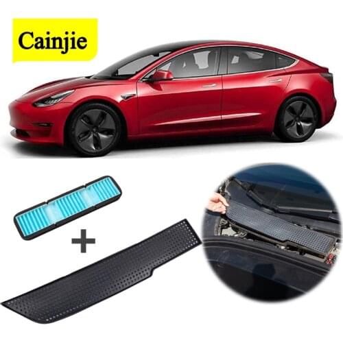 Car Intake Vent Protective Cover Air Filter Flow Vent Cover For Tesla Model 3 Accessories Anti-clogging