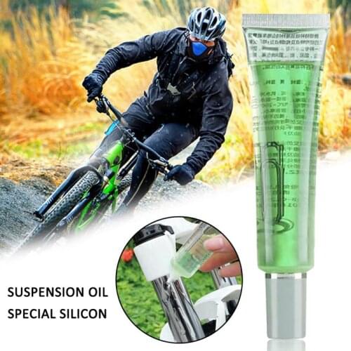 1* Bicycle Chain Oil Suspension Rust Prevention Oil Lubricating Fluid MTB Bike Front Fork Shock Absorbers Silicone 40ml