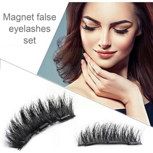 10 pairs magnetic lashes eyeliner magnetic kit faux eyelashes mink makeup tools clip natural beauty bulk wholesale long hai S2H8