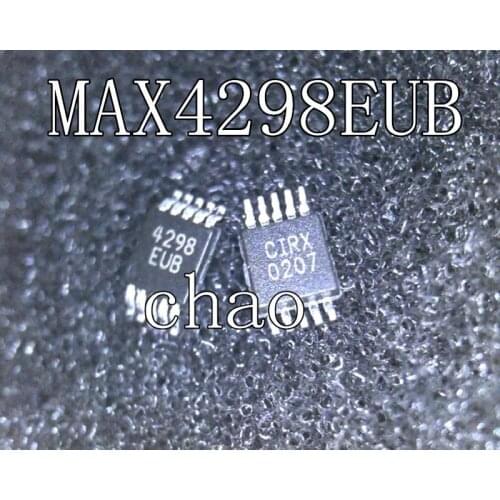Free shipping 10pcs/lot MAX4298 MAX4298EUB MSOP10 new