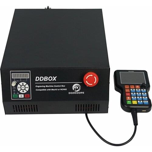 DIY upgrade independent off line CNC Control Box for 4 axis CNC router machine controller system