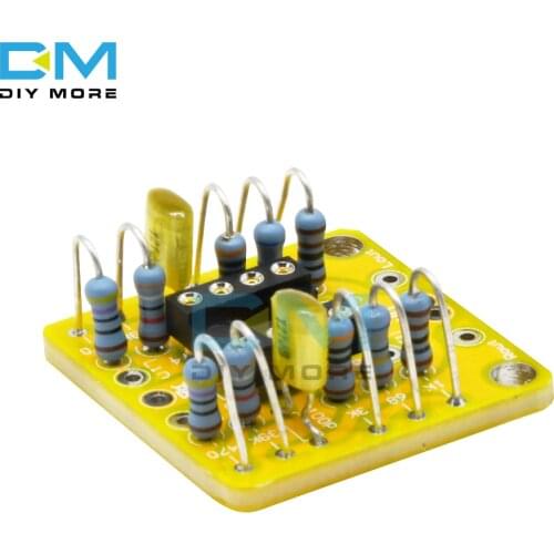 Dual OP Amp Board Preamp DC Amplification PCB DC Pre-Amp Amplifier Empty Board Module for NE5532 OPA2134 OPA2604 AD826