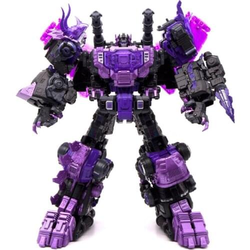 G-creation Transformation Action Figure Diablo version Dinoking Volcanicus Slag Sludge Snarl Swoop Slash Dinobot 5IN1 Robot Toy