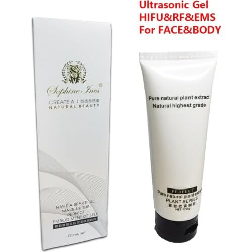 Ultrasonic Gel Hifu RF EMS Lifting Gel Massager Cavitation Body Slimming Facial Skin Firming Tighten Anti Wrinkles Massage Cream