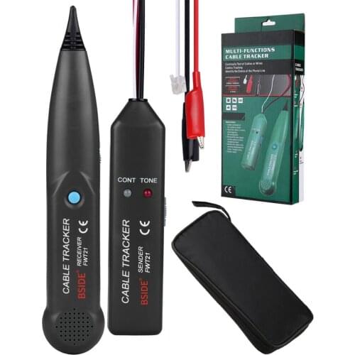 Cable Tracker RJ11 Wire Tracer Ethernet Tracker Telephone Tone Generator Line Toner Tester For Network Telephone Line